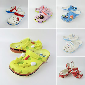 Crocs parent-child perforated beach sandals-5965  